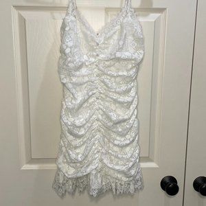 Samira Mini Dress in White For Love and Lemons